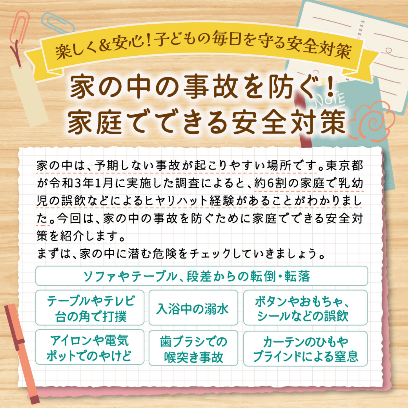 楽しく＆安心！子どもの毎日を守る安全対策 3月号